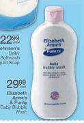 Elizabeth Anne's & Purity Baby Bubble Wash-300ml