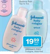 Johnson's Baby Cologne, Assorted-100ml each