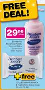 Elizabeth Anne's & Purity Special Baby Shampoo-500ml + Elizabeth Anne's & Purity Milk Baby Soap-100g