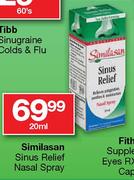Similasan Sinus Relief Nasal Spray-20ml