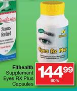 Fithealth Supplement Eyes RX Plus Capsules-60's