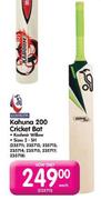 Kahuna 200 Cricket Bat (Sizes 2 - SH) - Kashmir Willow