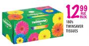Twinsaver Tissues-180's Per Pack