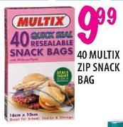 40 Multix Zip Snack Bag