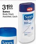 Sanex Body Wash Assorted-500ml Each