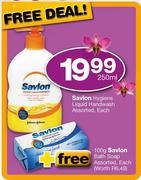 Savlon Hygiene Liquid Handwash-250ml Each