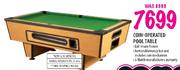 Coin-Operated Pool Table
