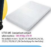 Little One Standard Eezi Compact White Mattress