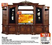 Royal 5 Piece Wall Unit