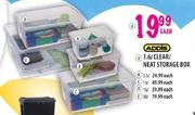 Addis Clear/Neat Storage Box-1.6l Each