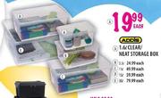 Addis Clear/Neat Storage Box-3.1l Each