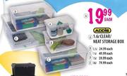 Addis Clear/Neat Storage Box-15l Each