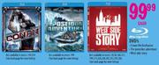 Blu-Ray Disc DVD's Conan The Barbarian, The Poseidon Adventure & West Side Story-Each