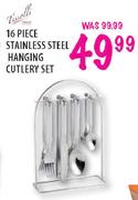Tissolli 16 Piece Stainless Steel Hanging Cutlery Set
