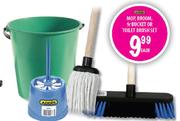 Addis Mop, Broom, 9l Bucket Or Toilet Brush Set-Each