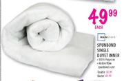 Mainstays Spunbond Single Duvet Inner-Each