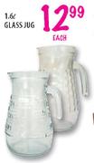 Glass Jug-1.6Ltr Each