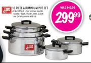 Hart 10 Piece Aluminium Pot Set