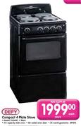 Defy Compact 4 Plate Stove - Each
