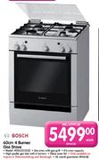 Bosch 60cm 4 Burner Gas Stove - Each
