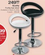 Quality Funky Bar Stool-2 Pack 