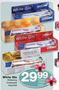 White Glo Whitening Toothpaste-125ml/150ml Each