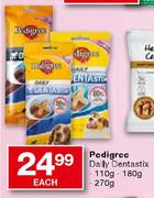 Pedigree Daily Dentastix-110g/180g/270g each