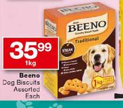 Beeno Dog Biscuits Assorted Each-1kg