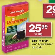 Bob Martin 3 in 1 Dewormer for Cats-1 x 10g