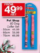 Pet Shop 3D 60cm Dog Collar Set-per set