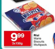 Risi Marie Biscuits Multipack-3 x 150gm