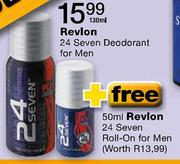 Revlon 24 Seven Deodorant For Men-130ml