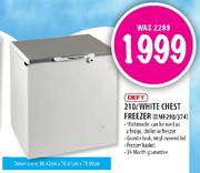 Defy White Chest Freezer(DMF290/374)-210L