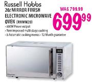 Russell Hobbs Mirror Finish Electronic Microwave Oven(RHMM20)-20L