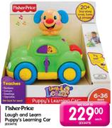 Fisher Price Laugh And Learn Puppy's Learning Car Each
