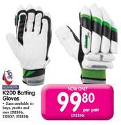 K200 Batting Gloves-Per Pair