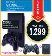 PS2 Black Console