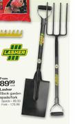 Lasher Black Garden Spade Each