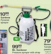 Mr.Gardener Pressure Sprayer With Strap-5ltr Each