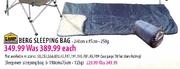 Camp Master Berg Sleeping Bag(240cm x 85cm)-Each