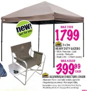 Camp Master Aluminium Directors Chair-Each