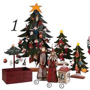 St Nicholas Wooden Santa-52.8cm Each