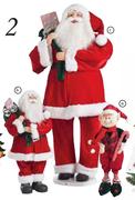 St Nicholas Santa With Bag-76cm Each