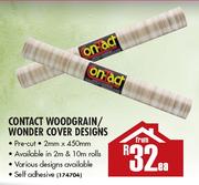 Contact Woodgrain Wonder Cover Designs-2x450mm Each