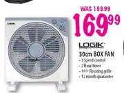 Logik Box Fan - 30cm