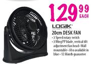 Logik Desk Fan - 20cm Each