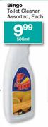 Bingo Toilet Cleaner Assorted-500ml Each
