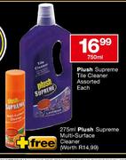 Plush Supreme Tile Cleaner - 750ml Each