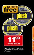 Plush Shoe Polish Cream - 50ml Each