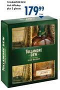 Tullamore Dew Irish Whiskey Plus 2 Glasses-750ml